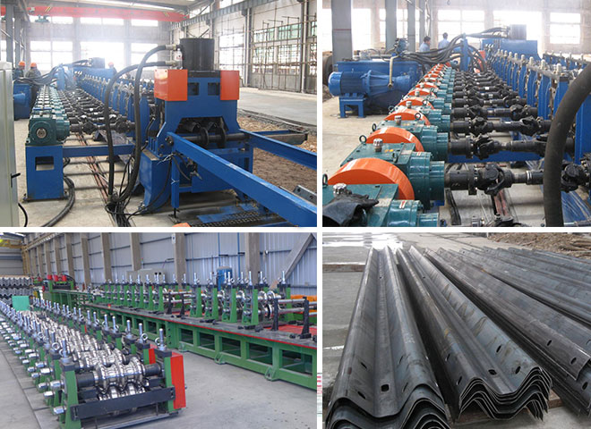 高速公路護欄板壓型機設(shè)備